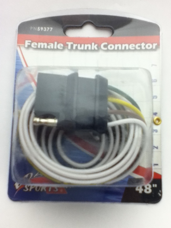 Female Trunk Connector  (4 way flat)