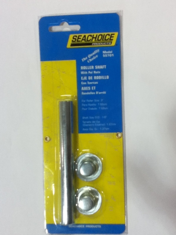 SeaChoice Roller Shaft and Pal Nut Set 1/2 for 3