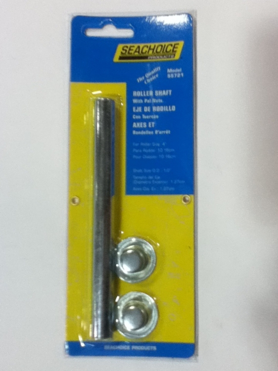 SeaChoice Roller Shaft and Pal nut for 4