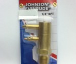 BOATER SPORTS Male Fuel Tank Connector, Brass - Johnson/Evinrude
